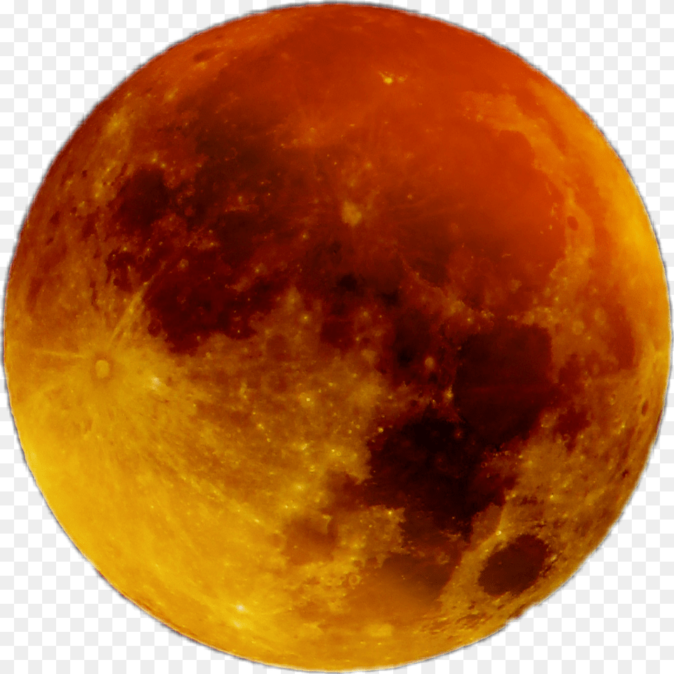 Moon Lunangalaxy Galaxia Naranjo Orange Star Full Moon, Astronomy, Nature, Night, Outdoors Free Transparent Png
