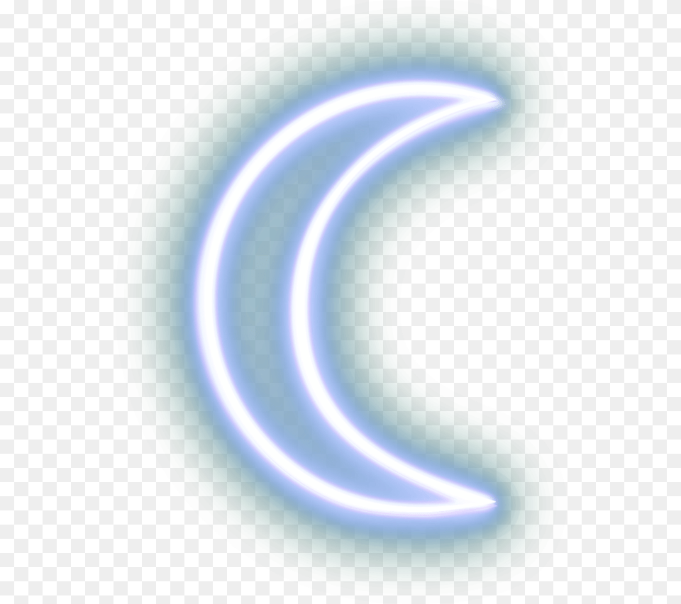 Moon Neon Remixit Trending Trendingstickers Trendingsticker Crescent, Light, Nature, Night, Outdoors Free Png