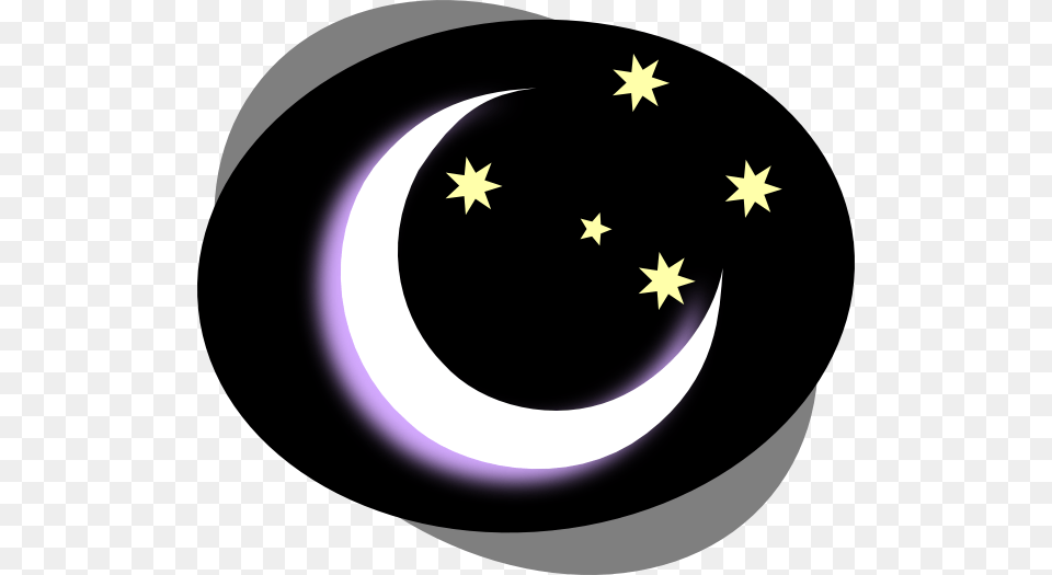 Moon Night Clip Art, Nature, Outdoors, Astronomy, Symbol Png Image