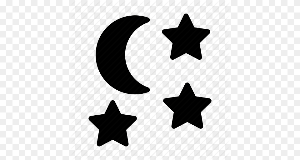 Moon Night Sky Starry Night Stars Weather Weather Forecast Icon, Star Symbol, Symbol Png