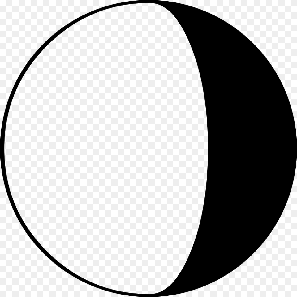 Moon Phase Symbol Icon Sphere, Astronomy Free Png Download