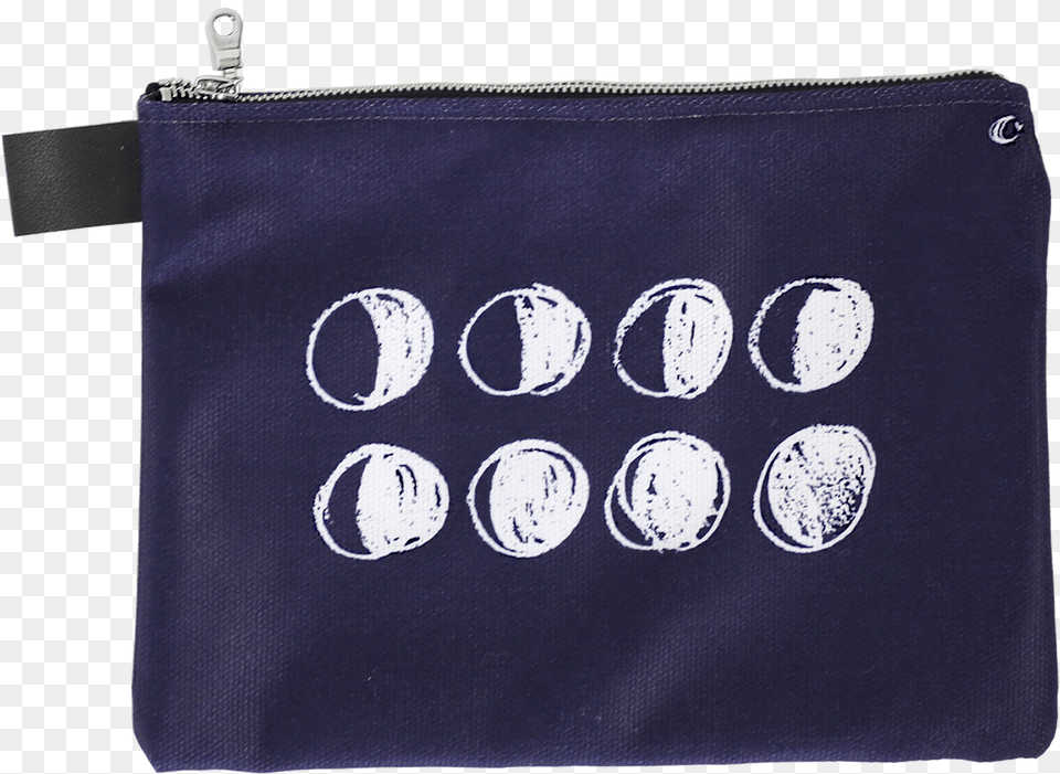 Moon Phases Deep Purple Zip Pouch Wristlet, Accessories, Bag, Handbag, Purse Free Transparent Png