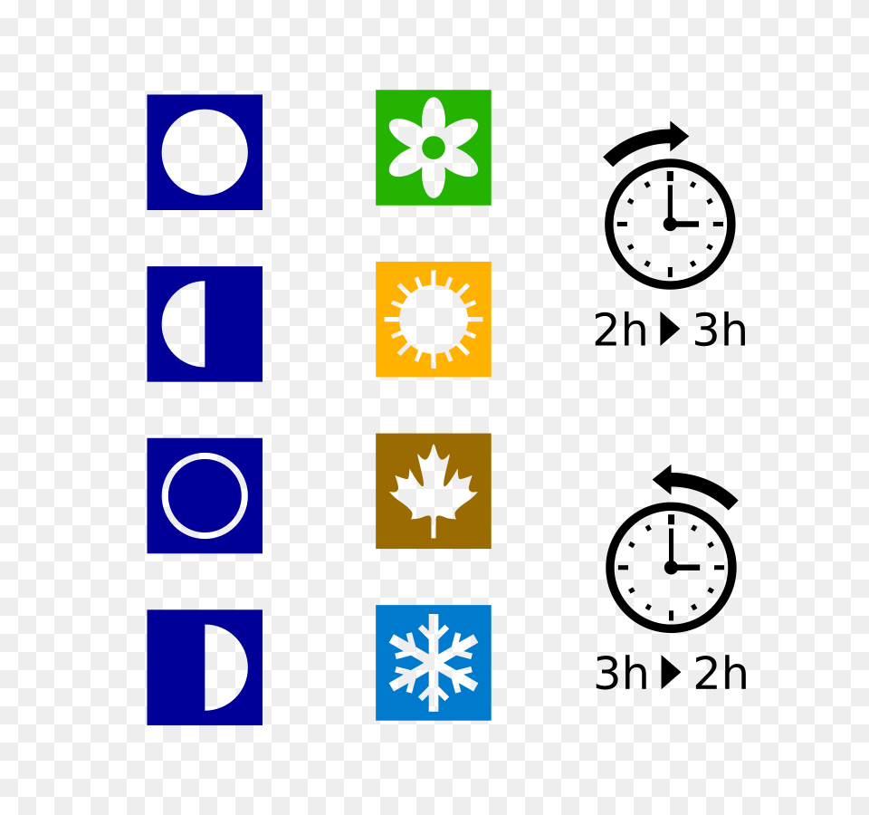 Moon Phases Seasons Dst Symbols Clip Arts For Web, Leaf, Plant, Scoreboard Png Image