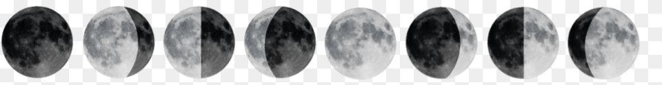 Moon Phases Space Blackandwhite Newmoon Madewithpicsart Moon, Nature, Night, Outdoors, Astronomy Free Transparent Png