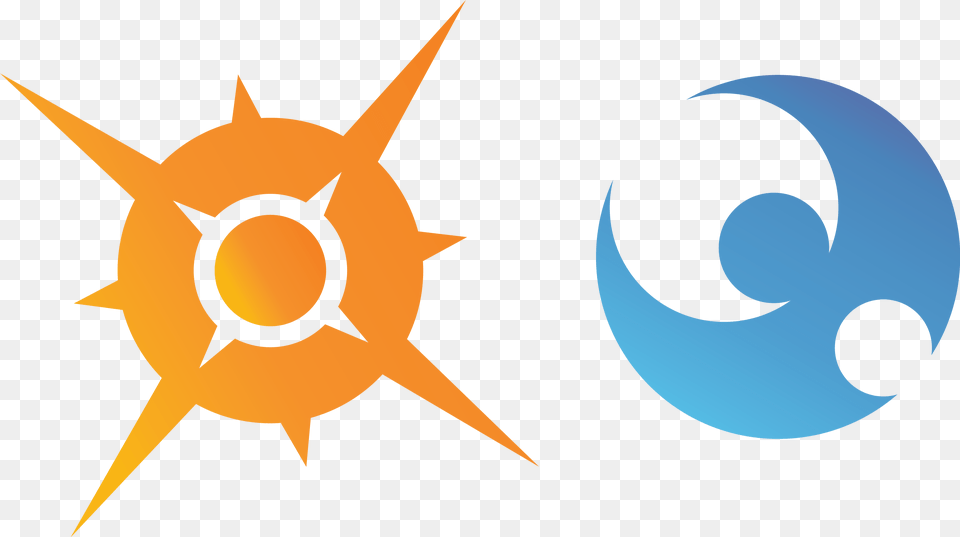 Moon Pokemon Sun Logo, Animal, Shark, Fish, Sea Life Free Png