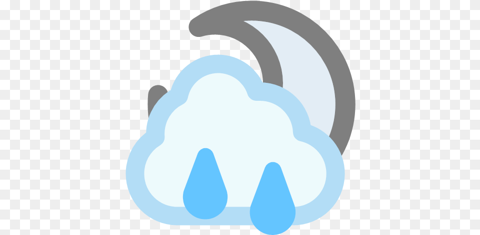 Moon Rain Raincloud Icon Cloud, Electronics, Hardware, Water Sports, Water Png Image