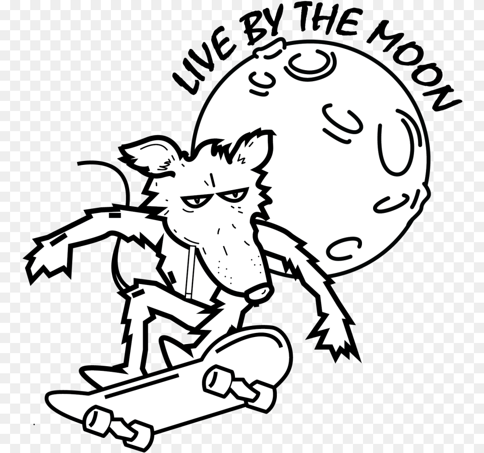 Moon Rat, Stencil, Baby, Person, Face Png