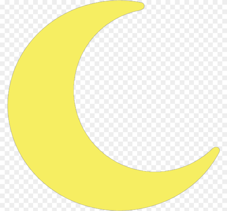 Moon Sailormoon Yellow Aesthetic Emoji Cute Kawaii Circle, Astronomy, Nature, Night, Outdoors Free Png