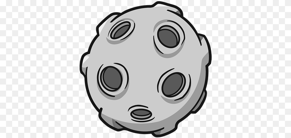 Moon Satellite The Sky Space The Galaxy Astronomy Space Rocks Cartoon, Ball, Football, Soccer, Soccer Ball Free Png