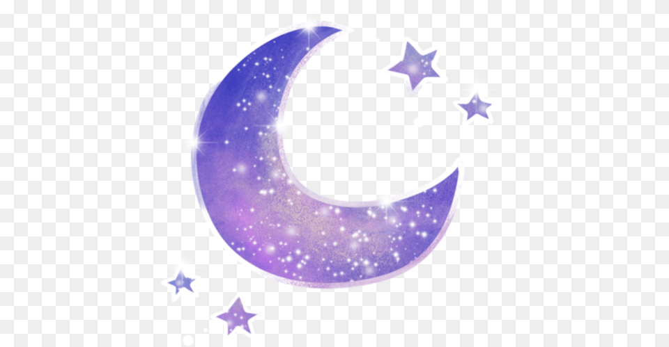 Moon Star Night Sky Luminous Neon Colorful Starlight Aesthetic Purple Stars Piscart, Astronomy, Nature, Outdoors Png