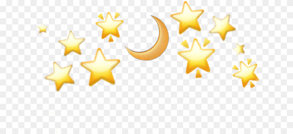 Moon Star Stars Night Shine Sparkle Sparkles, Star Symbol, Symbol, Nature, Outdoors Free Png Download