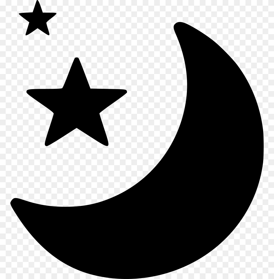 Moon Stars Icon, Star Symbol, Symbol, Nature, Night Png