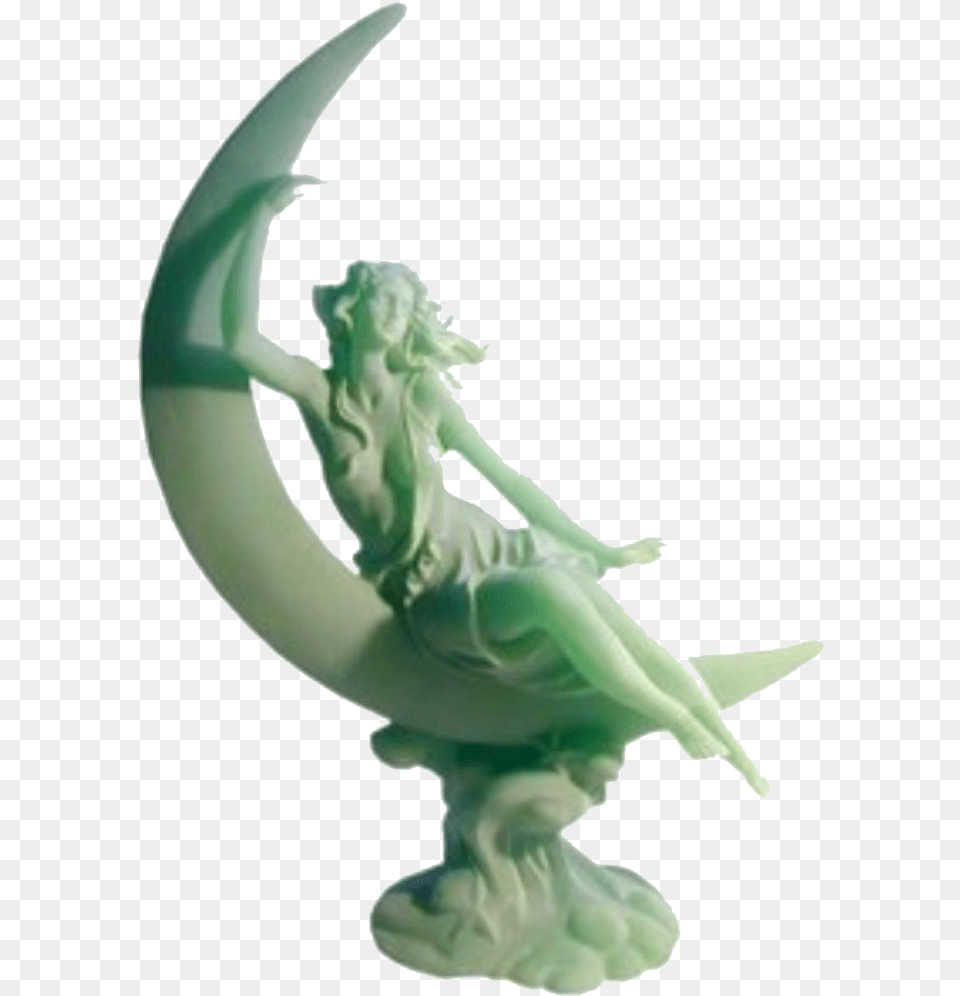 Moon Statue Goddess Aesthetic Dragon, Accessories, Ornament, Jewelry, Jade Free Png Download