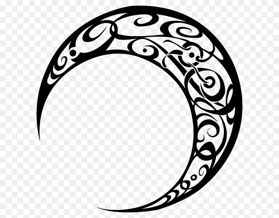 Moon Tribe Drawing Tribalism Art, Gray Free Png