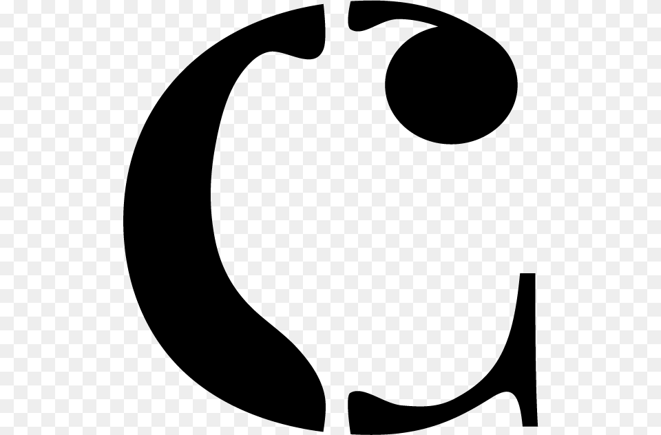 Moon Vector Crest, Stencil Png Image