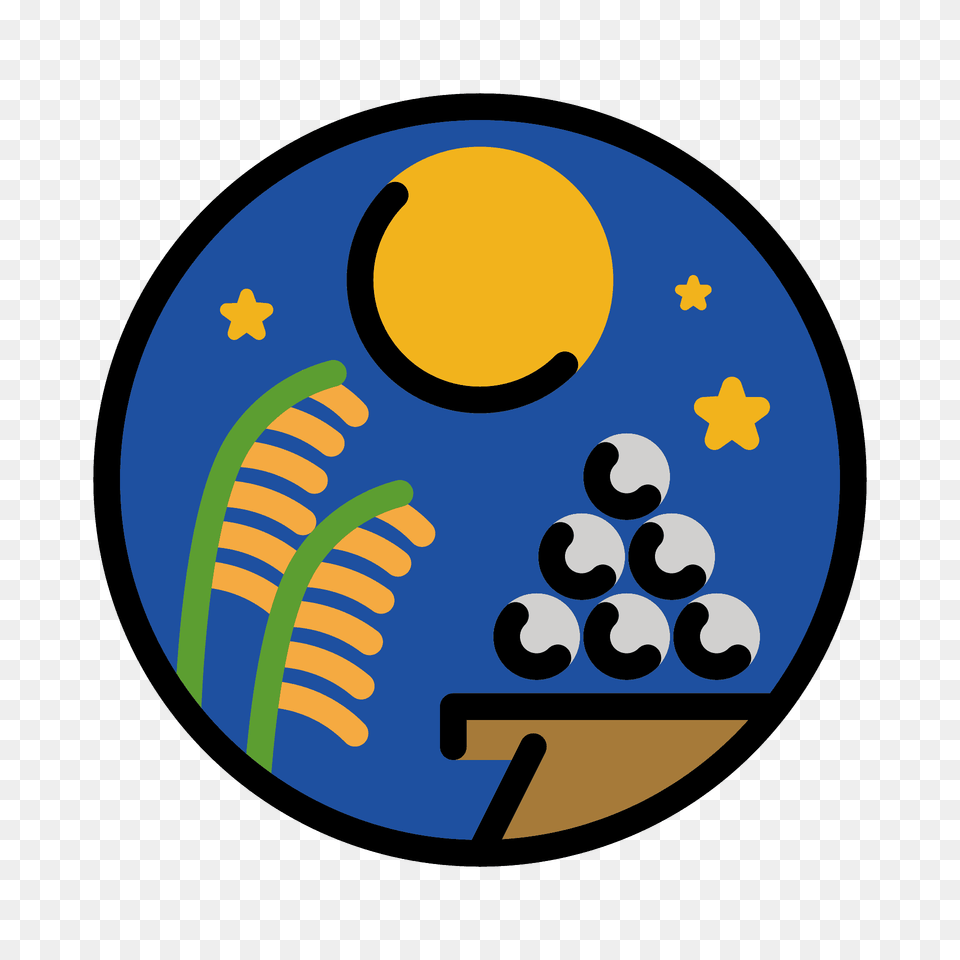 Moon Viewing Ceremony Emoji Clipart, Logo, Symbol Free Png