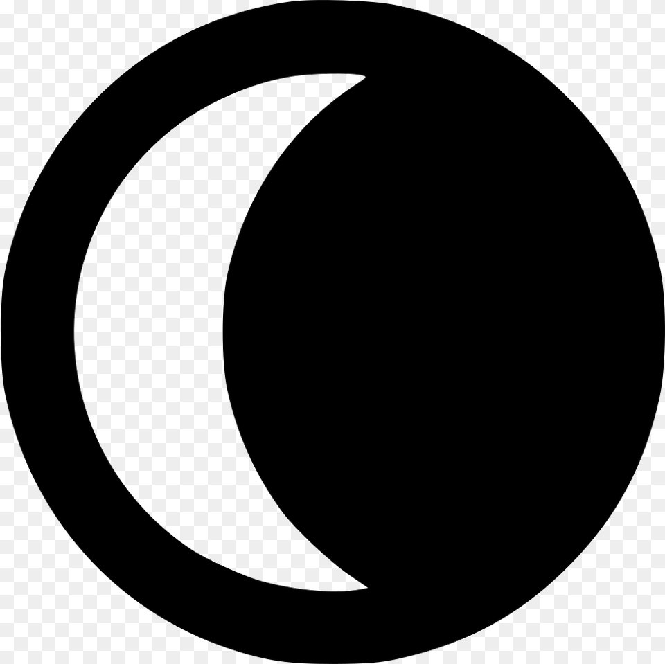 Moon Waning Crescent Circle, Astronomy, Nature, Night, Outdoors Free Png