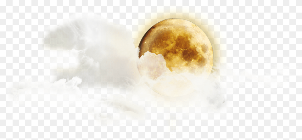 Moon With Clouds, Sphere, Astronomy, Nature, Night Free Transparent Png