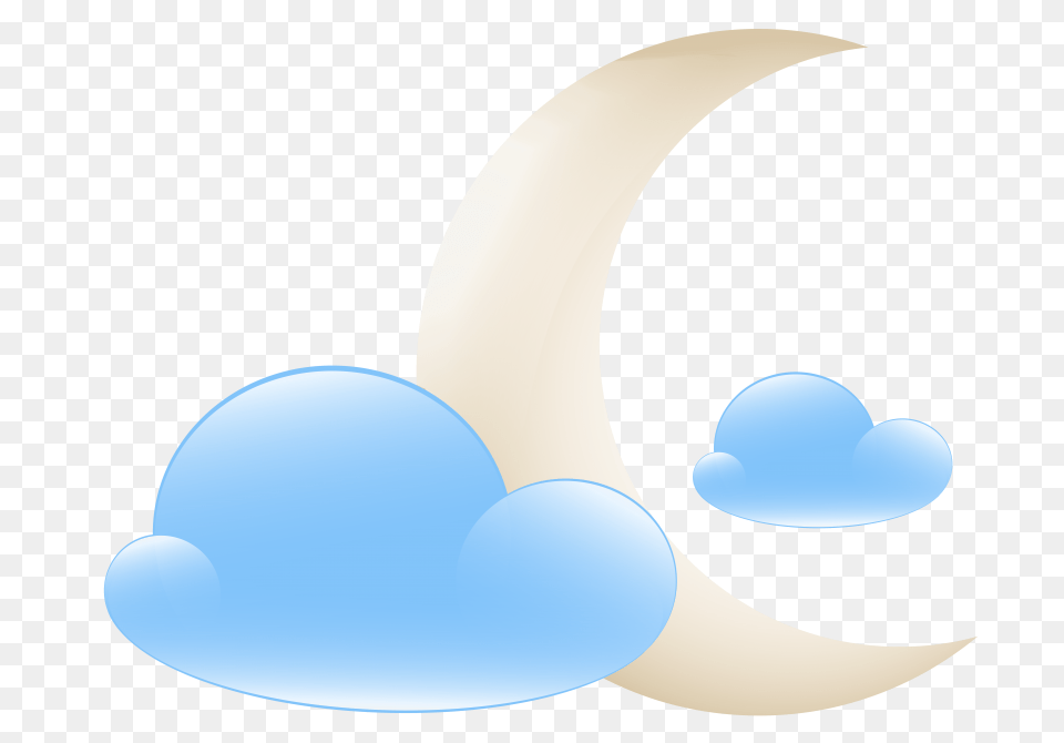 Moon With Clouds Weather Icon, Astronomy, Nature, Night, Outdoors Free Png Download