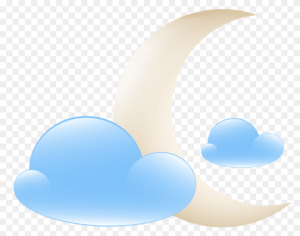 Moon With Clouds Weather Icon Clip Art Money Clipart, Astronomy, Nature, Night, Outdoors Free Png