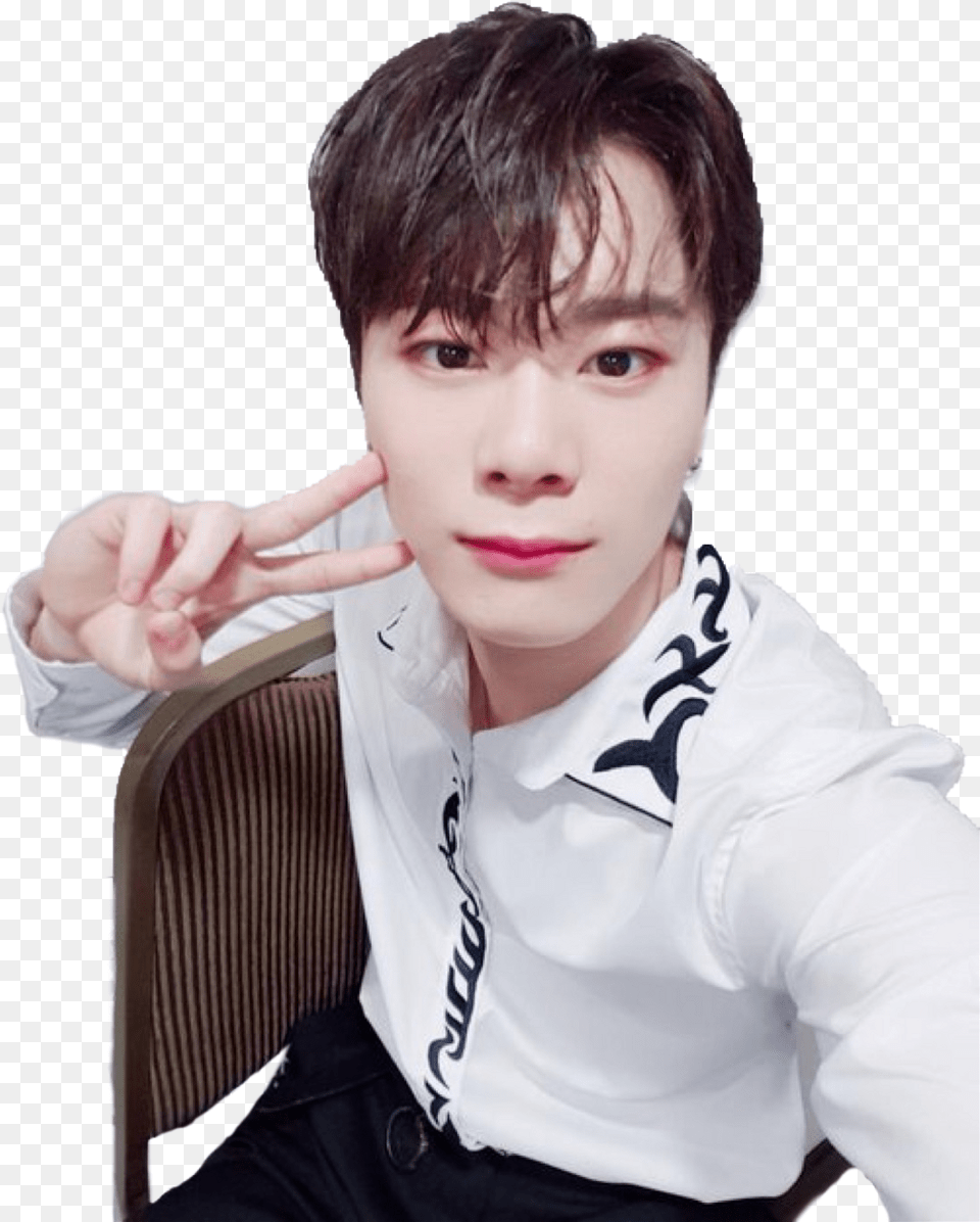 Moonbin Sticker Astro Moonbin, Face, Head, Person, Photography Free Png Download