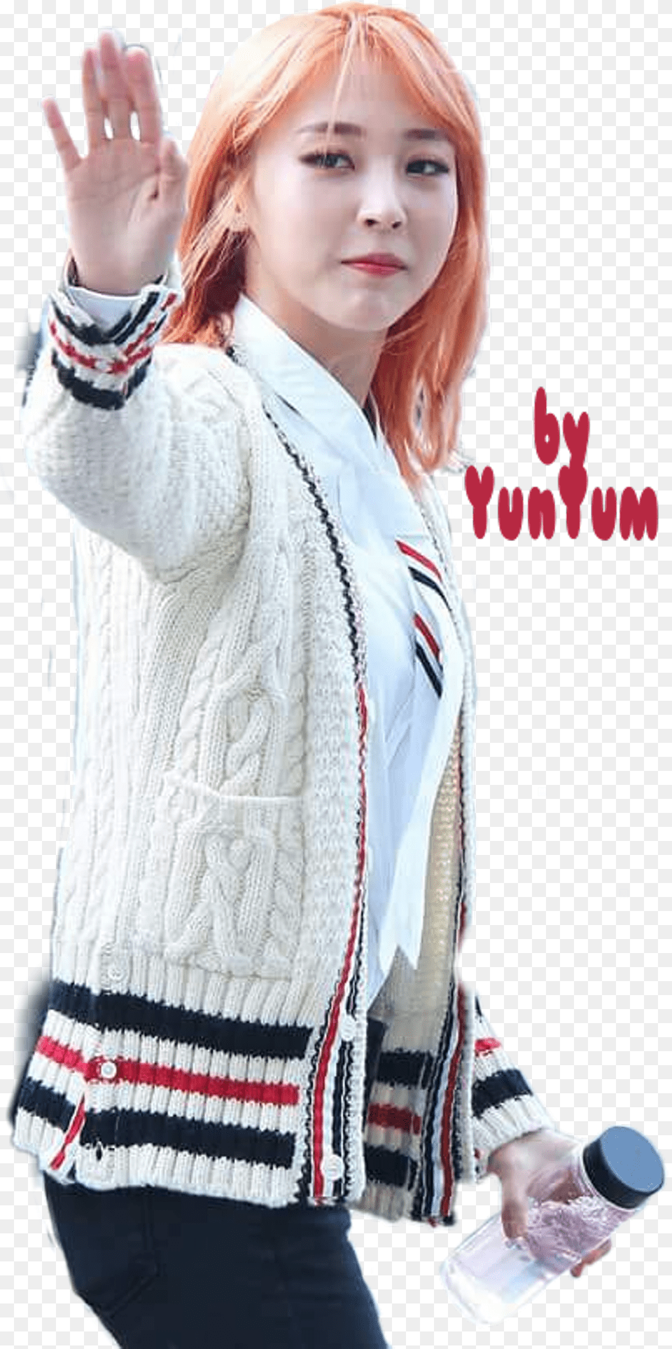 Moonbyul Mamamoo Mamamoomoonbyul Girl, Clothing, Knitwear, Sweater, Coat Free Png Download