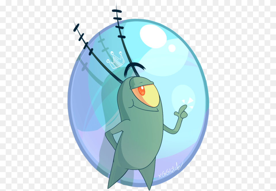 Mooniamakesart Spongebob Plankton Fanart, Sphere, Animal Png