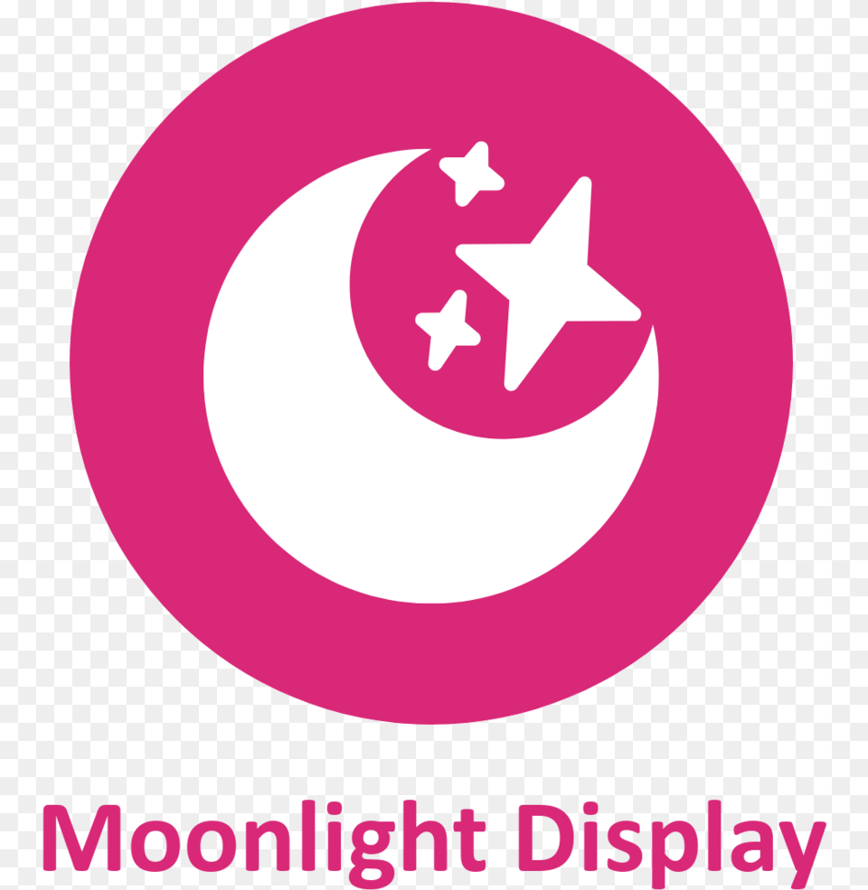 Moonlight Circle, Symbol, Logo, Star Symbol, Astronomy Png