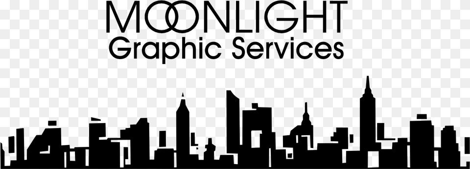 Moonlight Graphic Services Logo Transparent Logo, Gray Free Png