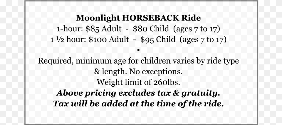 Moonlight Horseback Ride 1 Hour Child, Page, Text Png Image