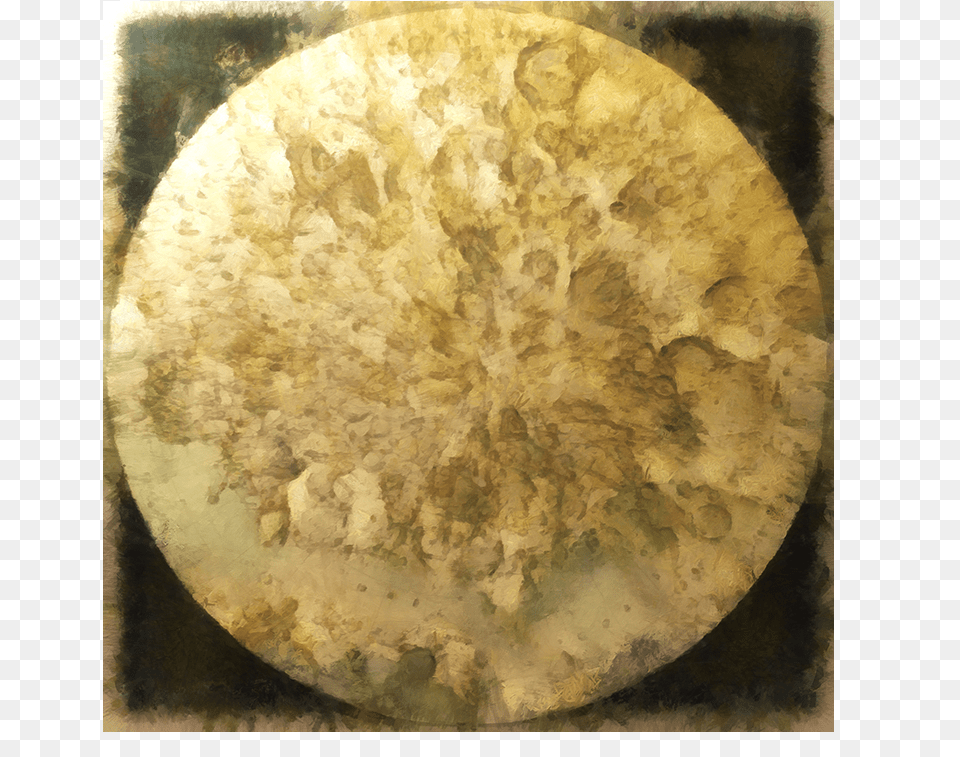 Moonlight Moon, Sphere, Art, Painting, Texture Png Image