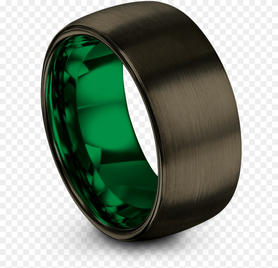 Moonlit Graphite Emerald Zing 10mm Latest Wedding Ring Wedding Ring, Accessories, Gemstone, Jewelry, Disk Png