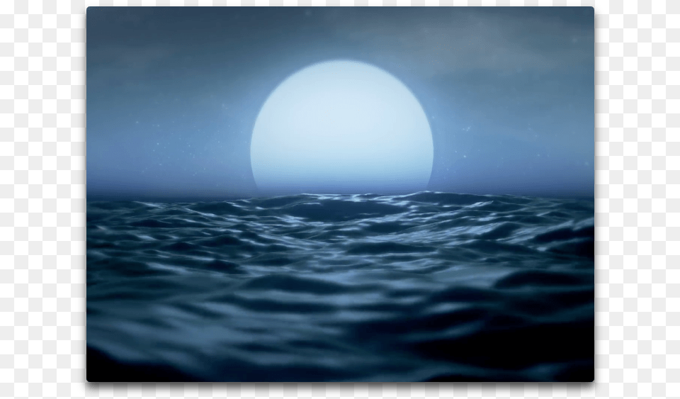 Moonrise Ocean Sea, Outdoors, Sky, Nature, Night Free Transparent Png
