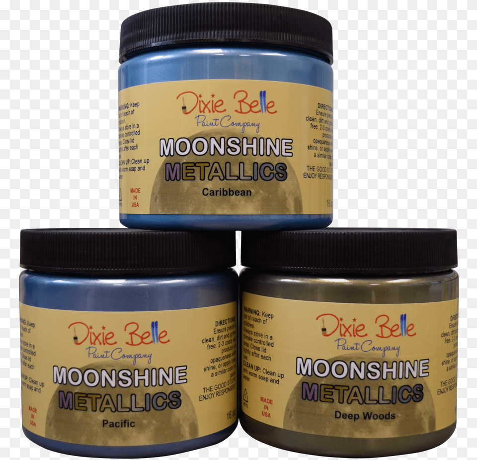 Moonshine Metallics 3 New Colors Moonshine Metallics Dixie Belle Paint, Can, Tin, Food Free Transparent Png