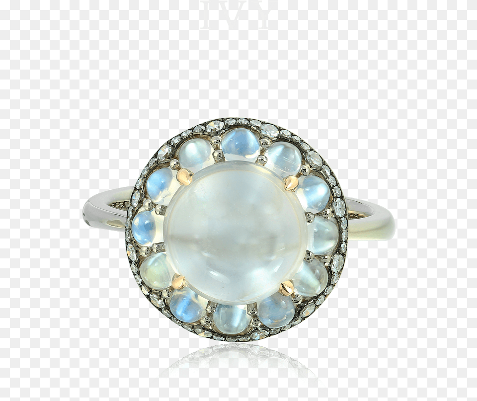 Moonstone And Diamond Ring Diamond, Accessories, Jewelry, Gemstone Png