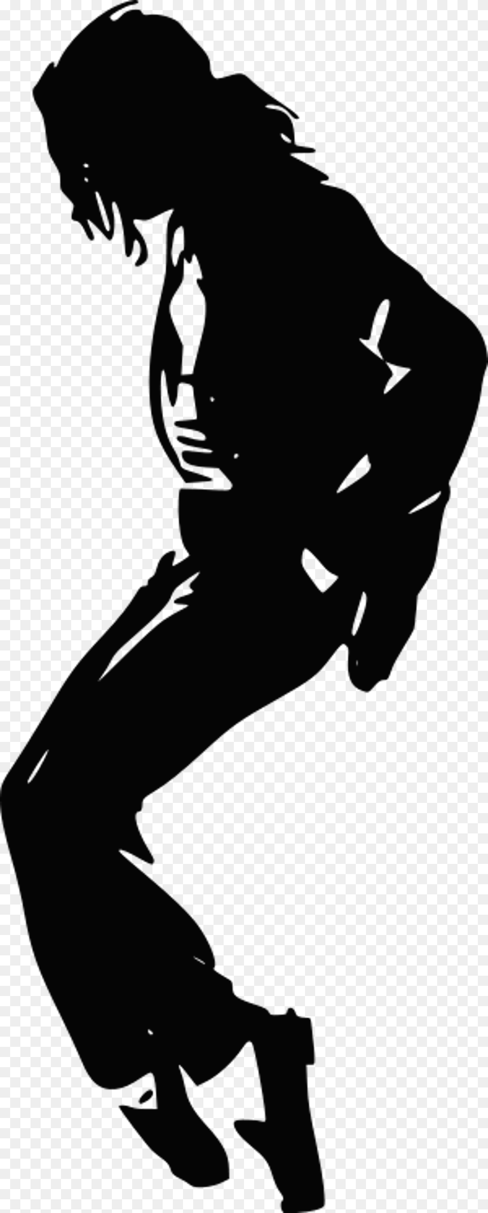 Moonwalk Silhouette King Of Pop Clip Art Michael Jackson Painting Black And White, Person, Face, Head, Photography Png Image