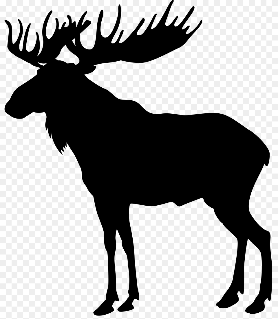 Moose, Silhouette, Lighting, Symbol Png Image