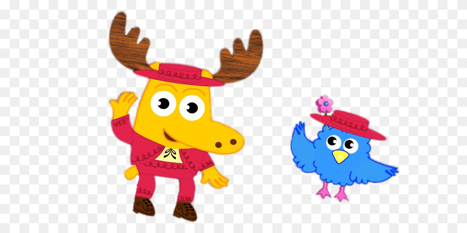 Moose And Zee Spanish Dance, Toy, Cartoon, Animal, Bird Free Png