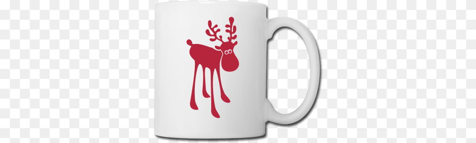 Moose Antlers Mug Moose Caribou Reindeer Rudolph Elk Antlers Bag, Cup, Beverage, Coffee, Coffee Cup Png Image