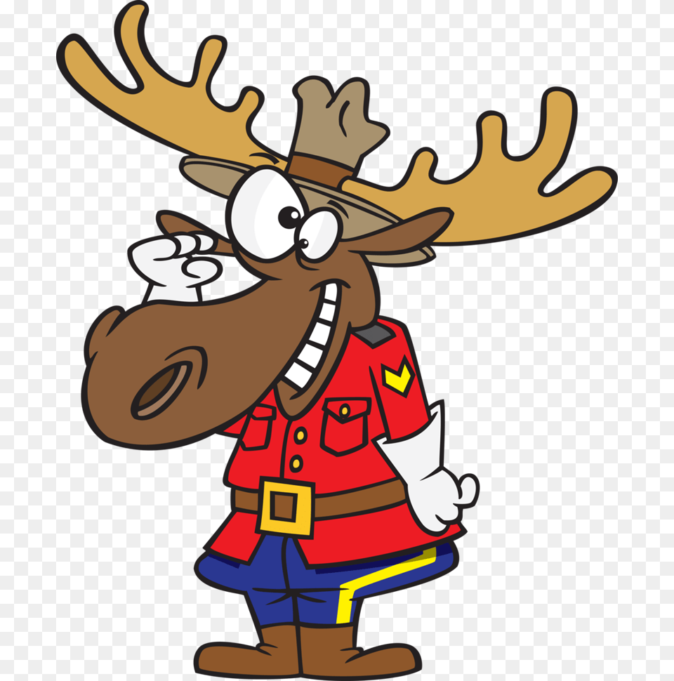 Moose Canada Royal Canadian Mounted Police Clip Art, Cartoon, Baby, Person Png Image