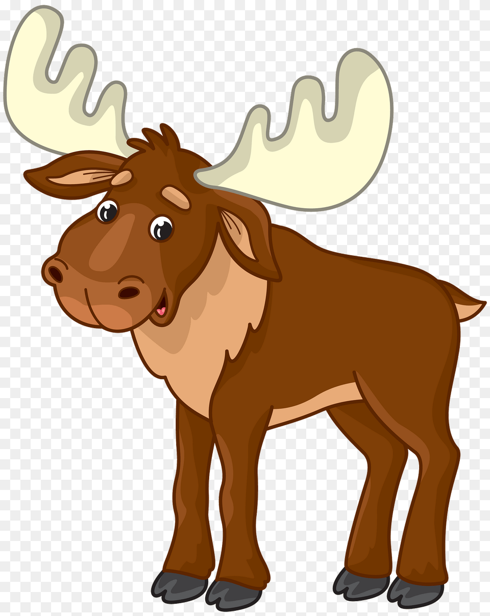 Moose Clipart, Animal, Mammal, Bull, Livestock Free Png