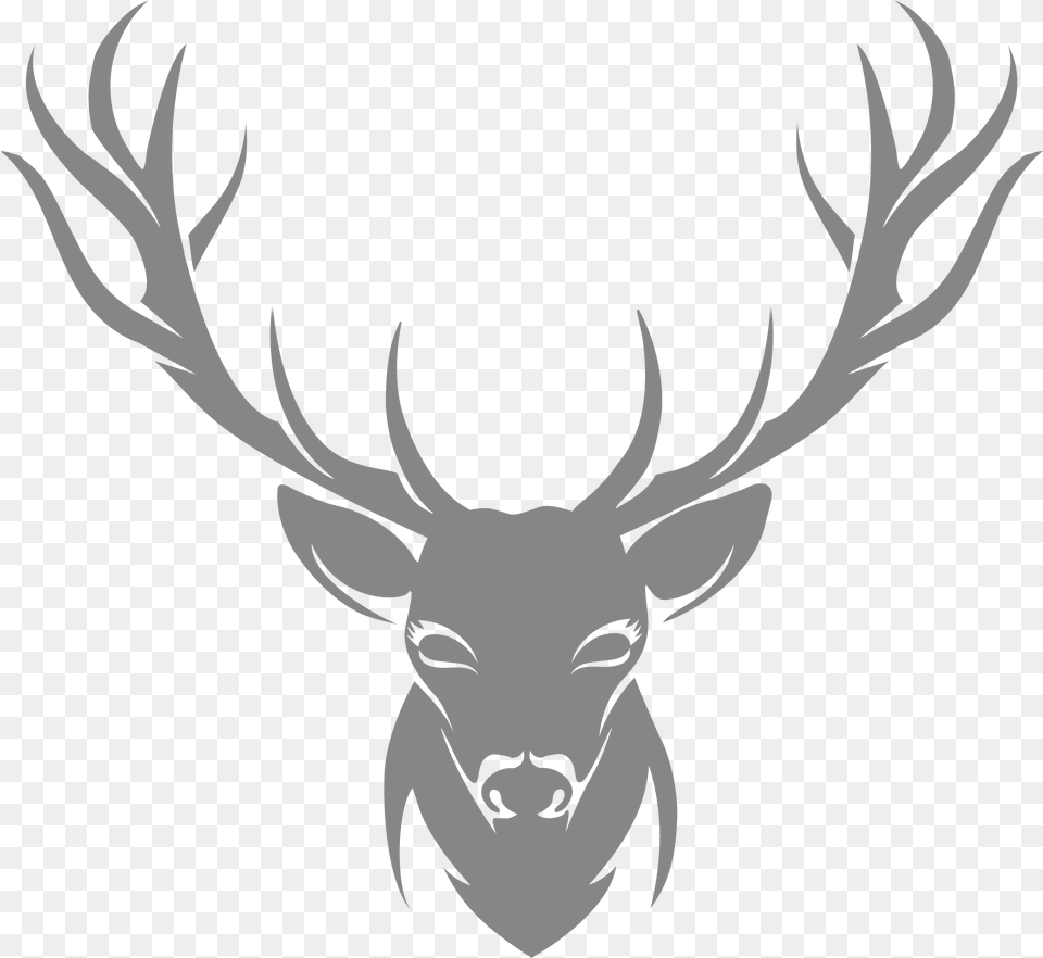 Moose Elk Stag Stencil, Animal, Deer, Mammal, Wildlife Free Png Download