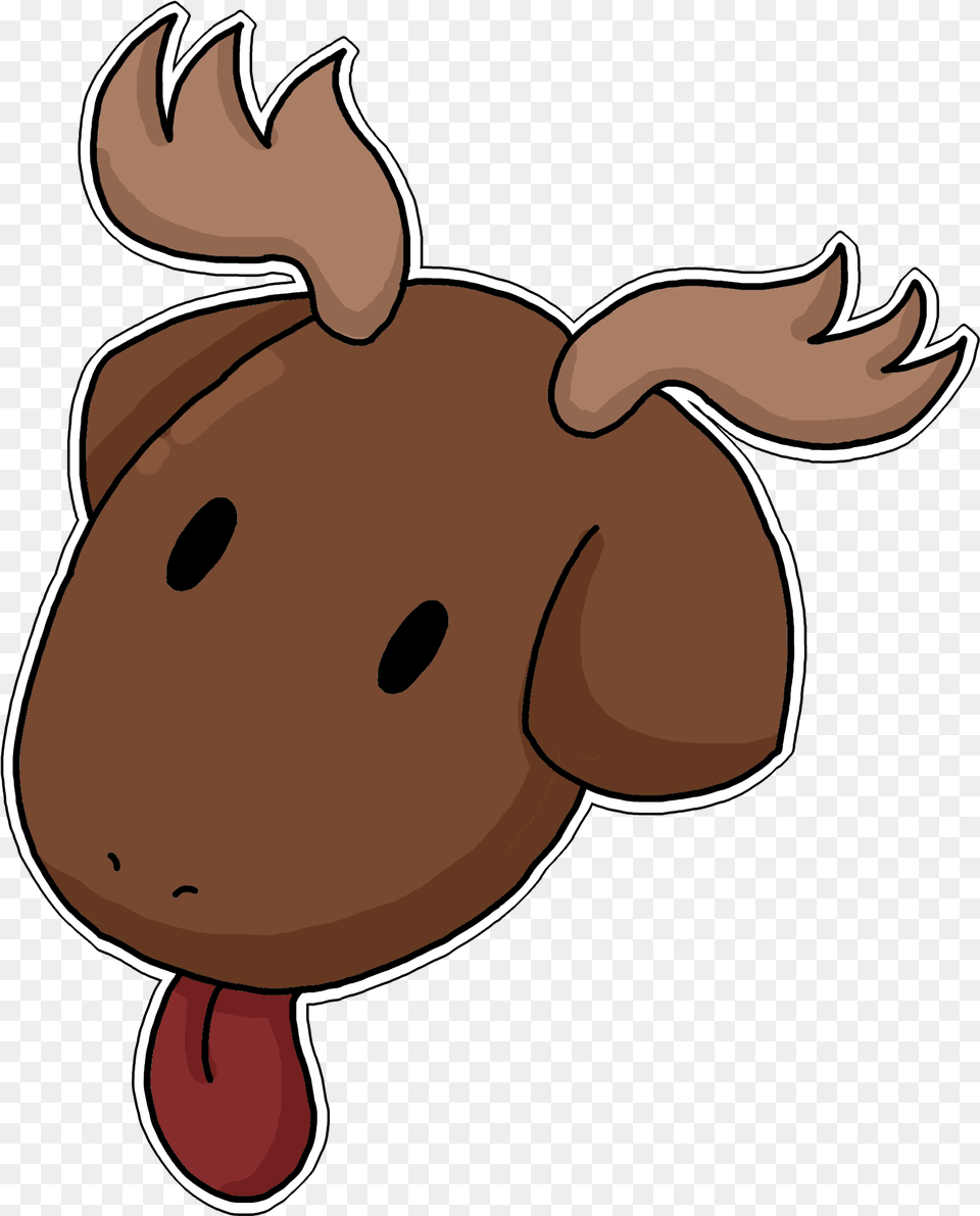 Moose Head, Baby, Person, Animal, Mammal Free Png Download