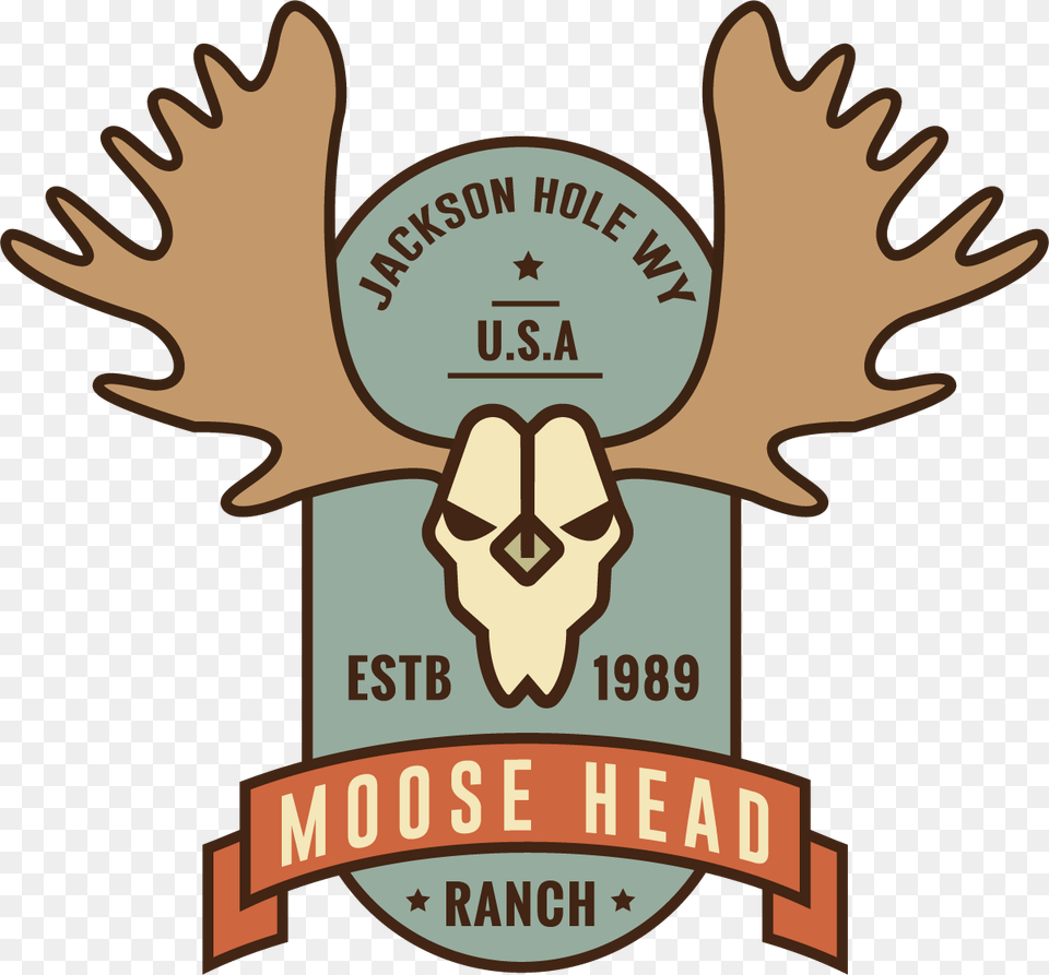 Moose Head Ranch Clipart Download, Logo, Badge, Symbol, Dynamite Free Png
