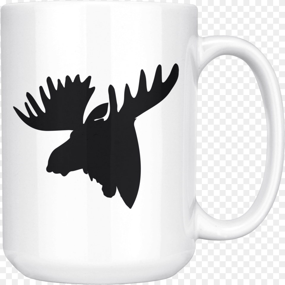 Moose Head Silhouette Portable Network Graphics, Cup, Beverage, Coffee, Coffee Cup Free Png