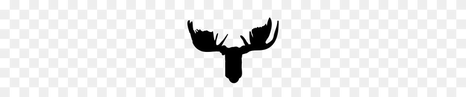 Moose Icons Noun Project, Gray Free Transparent Png