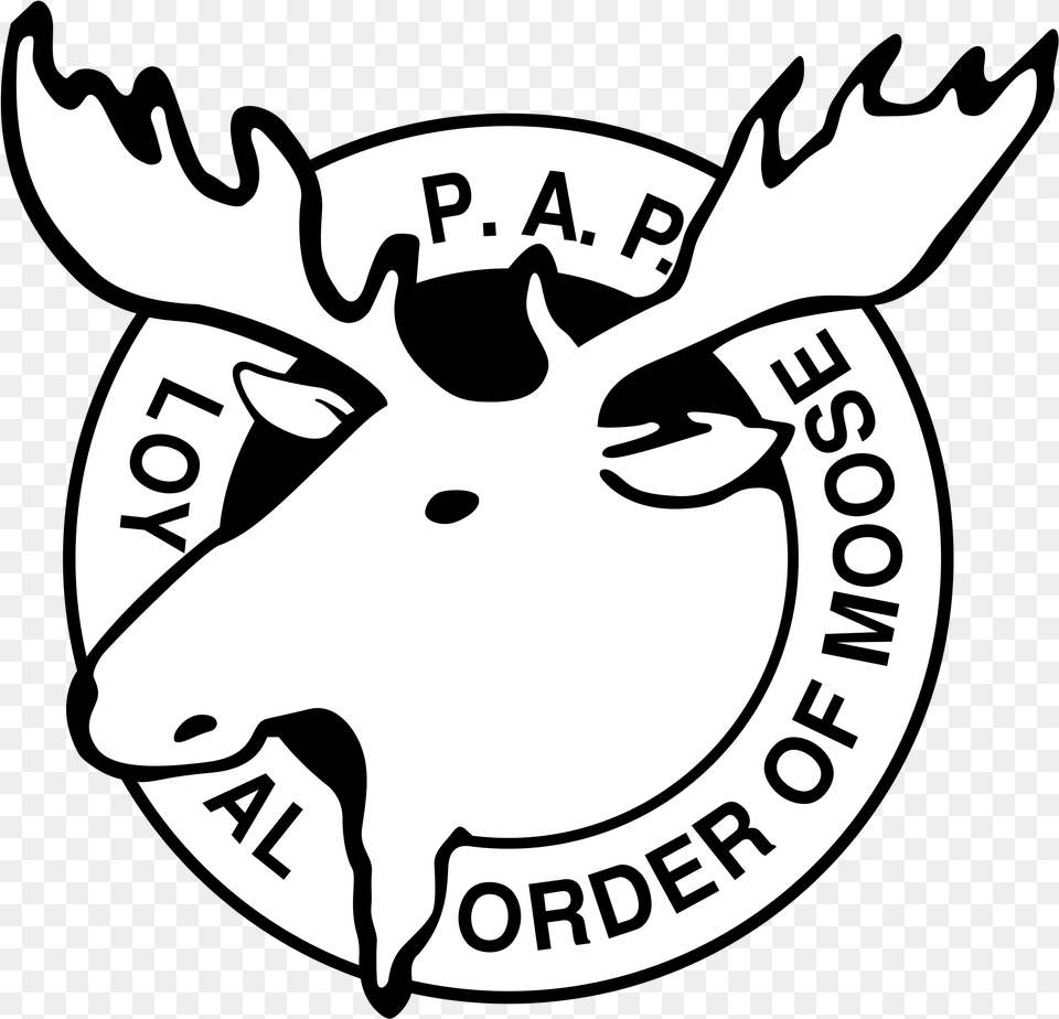 Moose Lodge Logo Transparent Svg Moose Lodge Logo Vector, Animal, Deer, Mammal, Wildlife Free Png Download