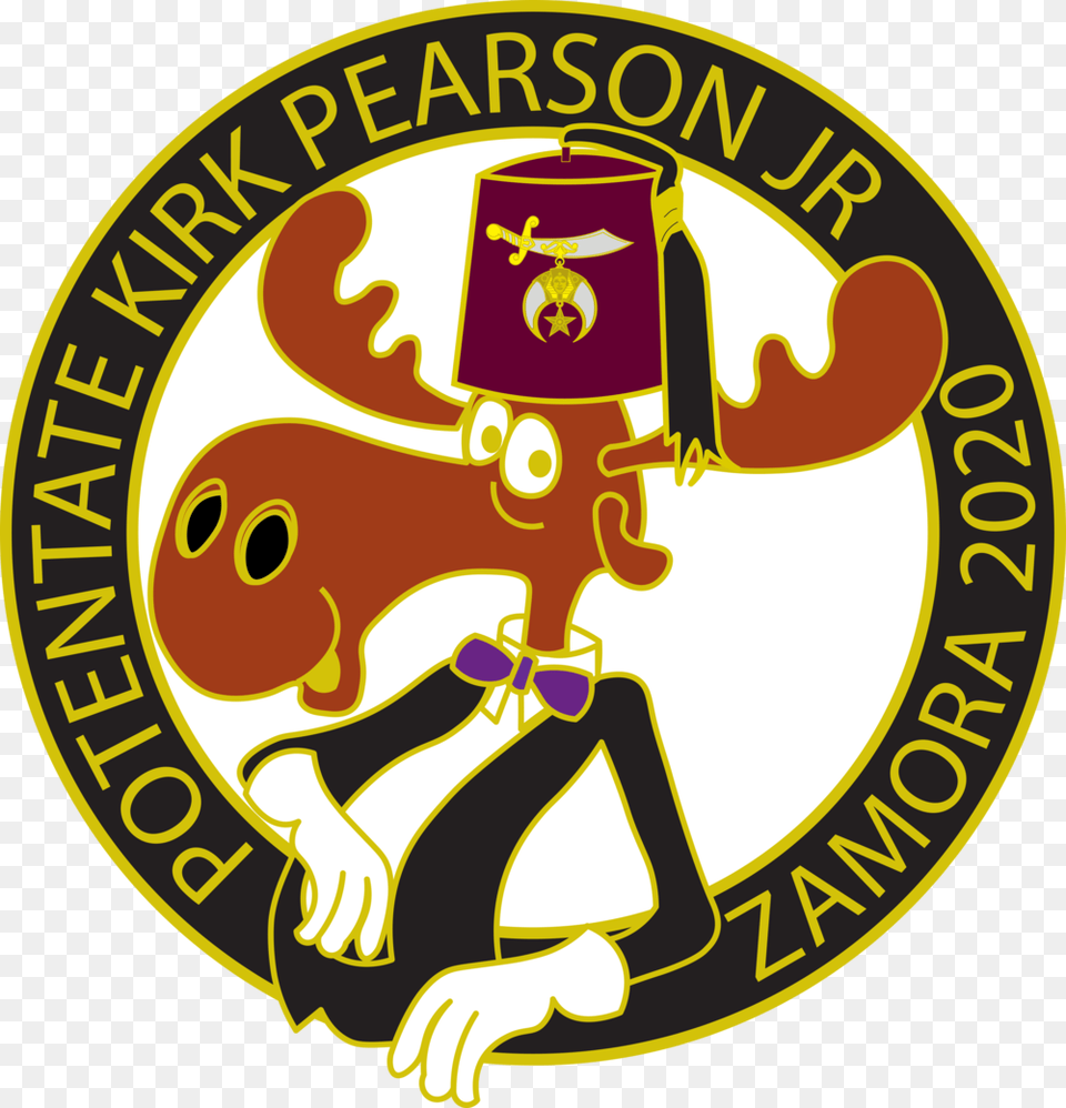 Moose Logo Shriners Fez, Badge, Symbol, Emblem Free Png