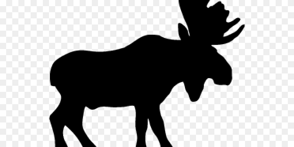 Moose Silhouette, Animal, Mammal, Wildlife, Baby Png