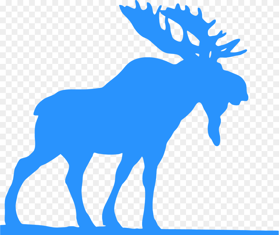 Moose Silhouette, Animal, Mammal, Wildlife, Bear Free Png Download